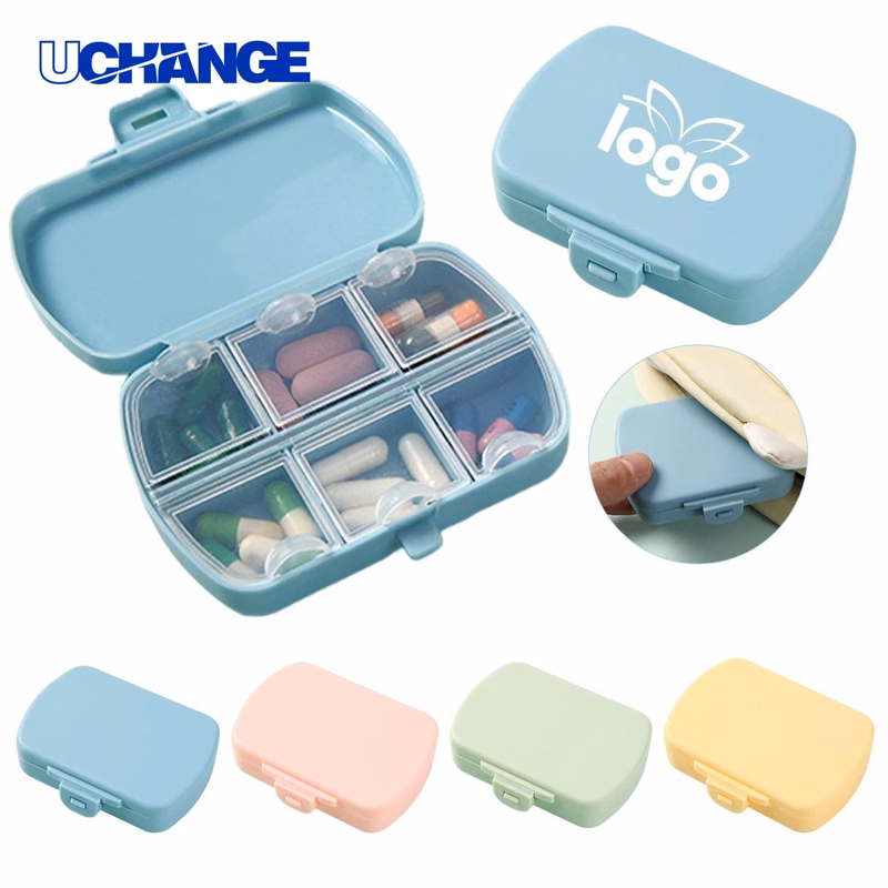 Health Portable Pill Organizer with Separate Compartments