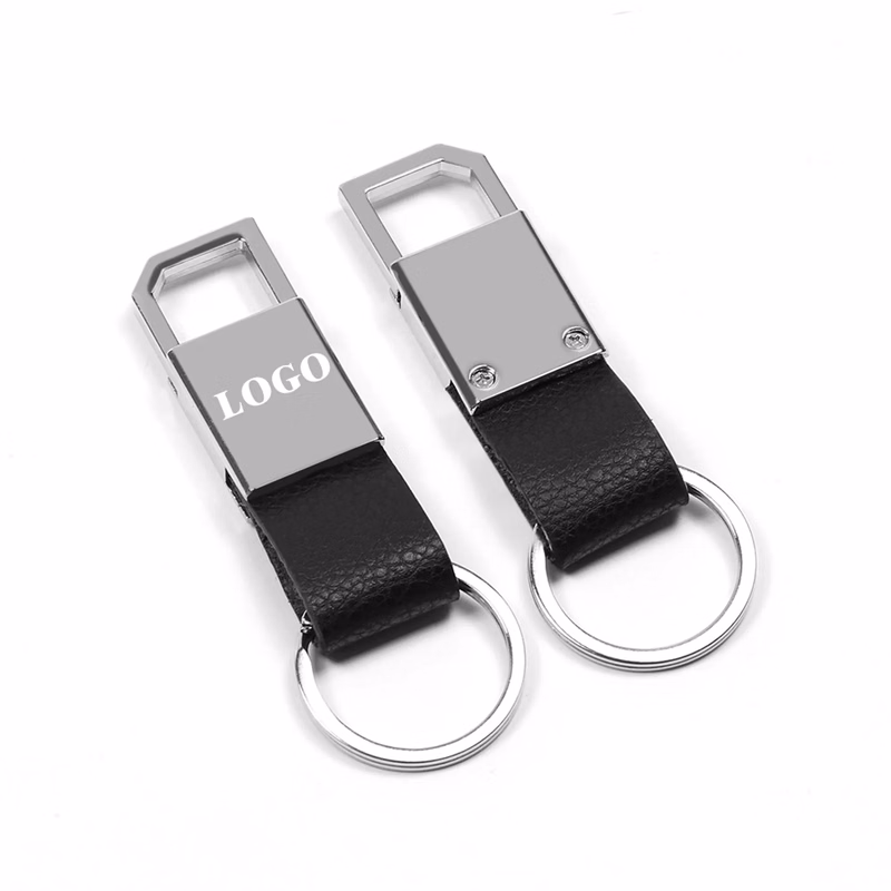 Leather Metal Waist Keychain MOQ 50PCS