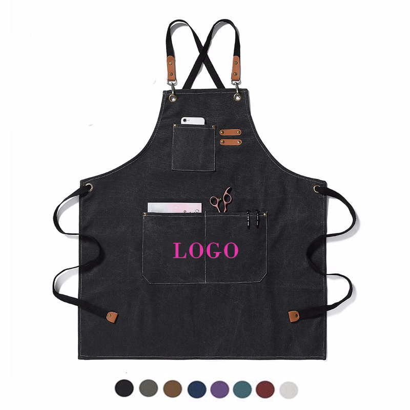 Kitch Style Washed Canvas Apron