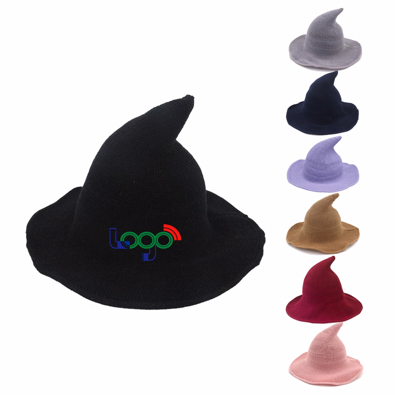 Foldable Witch Hat Versatile Style Halloween Wizerd Chic
