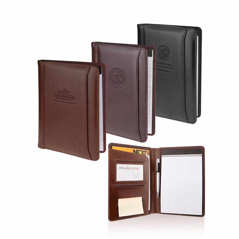 Atlantis Leather Junior Padfolio (Brown)