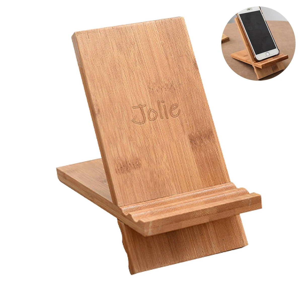 Wood Phone stand 1