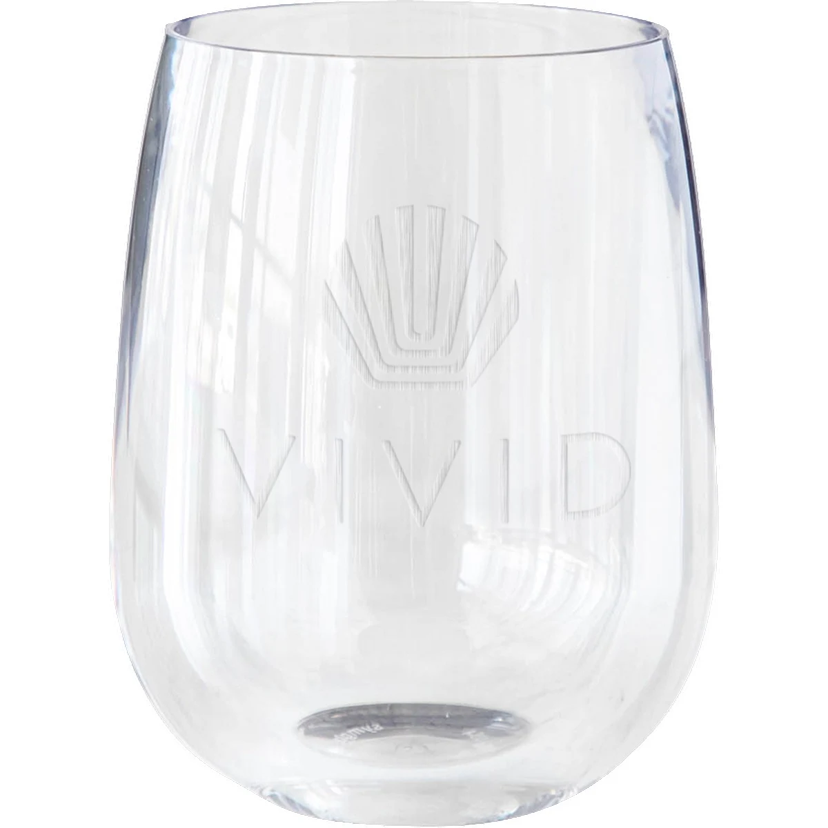 Symglass 12oz Clear Stemless Wine Glass 1