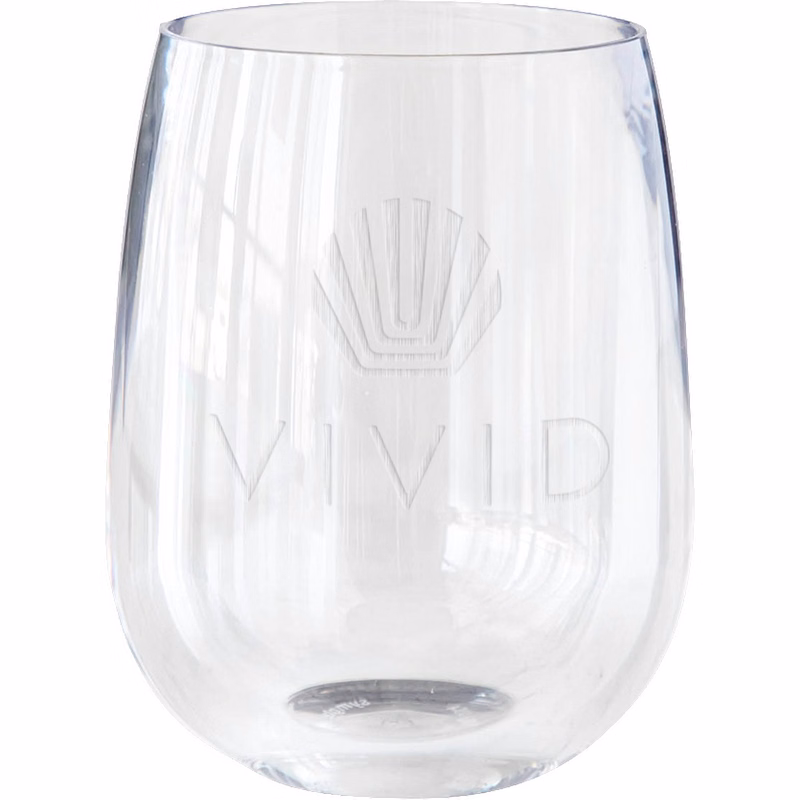 Symglass 12oz Clear Stemless Wine Glass