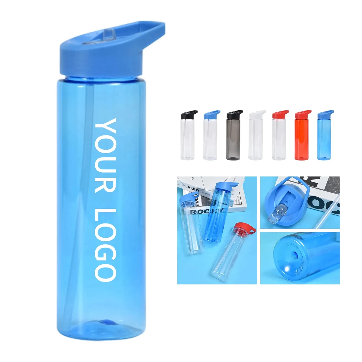 24oz Sports Drinking Cup With Straw 1