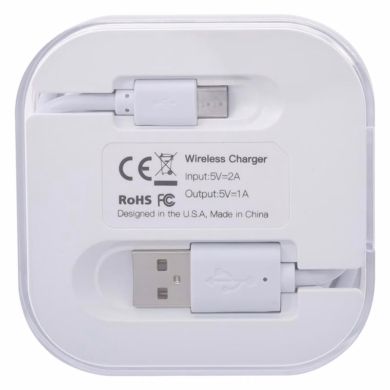 Desktop Wireless Charger with Cable Wrap