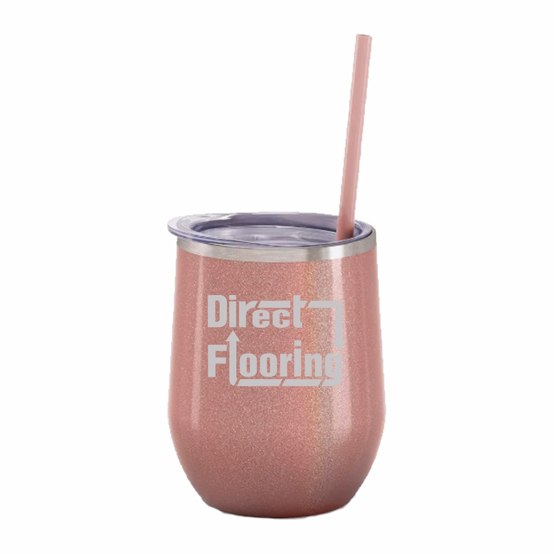 12 Oz. Maars Dusty Rose Bev Steel Stainless Steel Wine Tumbler