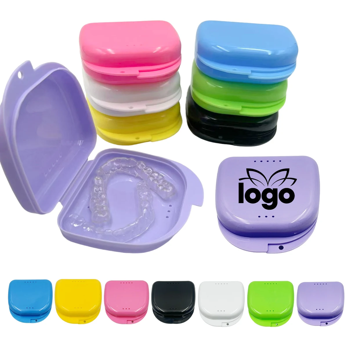 Compact Dental Retainer Storage Case MOQ50 1