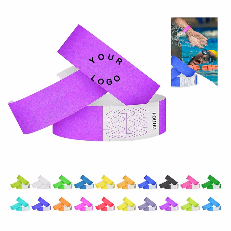 DuPont Tyvek Wristband with Anti Tamper Design