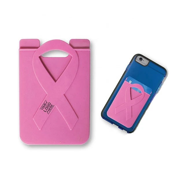 Breast Cancer Awareness Silicone Card Holder 1