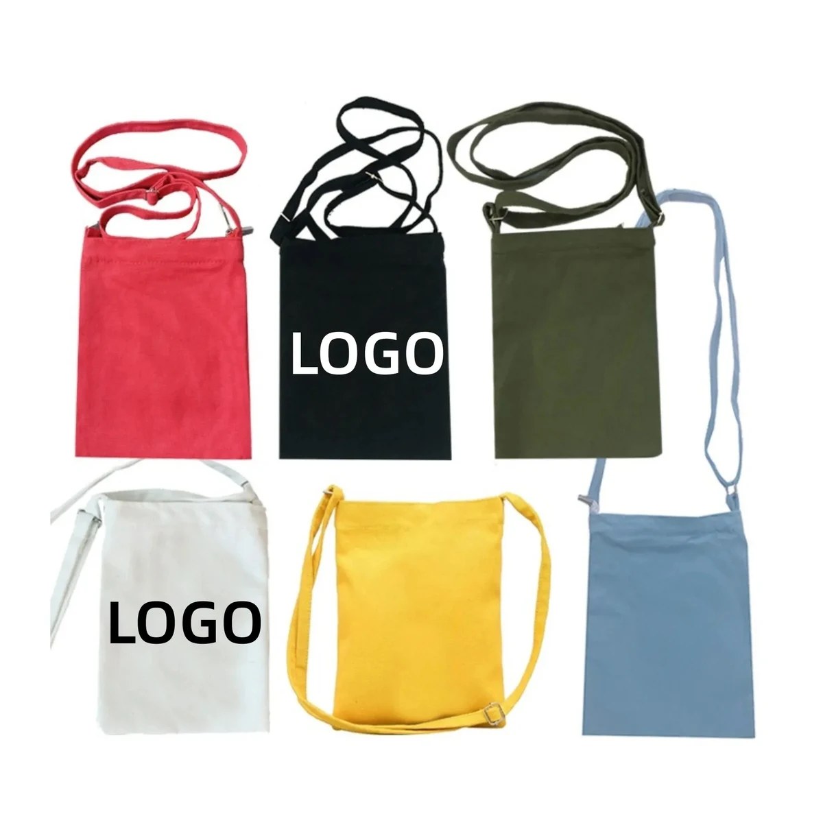 Personalized Blank Crossbody Canvas Bag 1