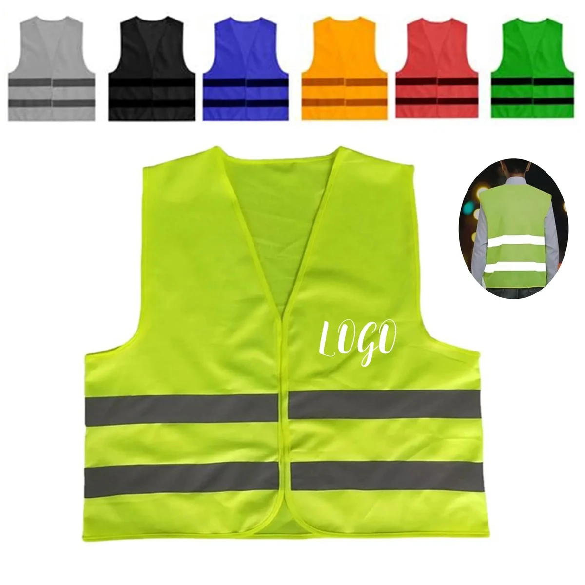 High Visibility Adult Reflective Safety Vest 1