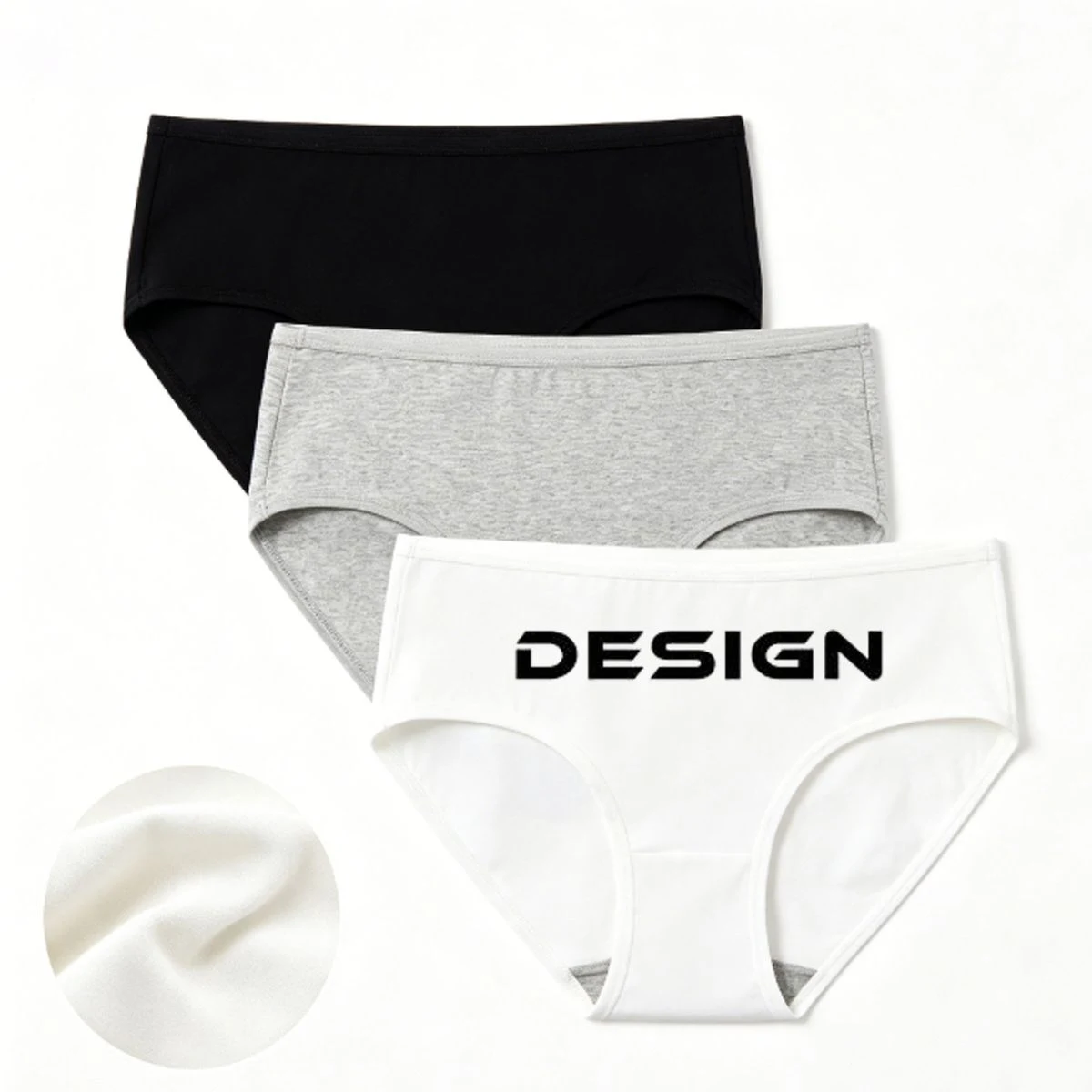 Cotton crotch seamless triangle pants 1