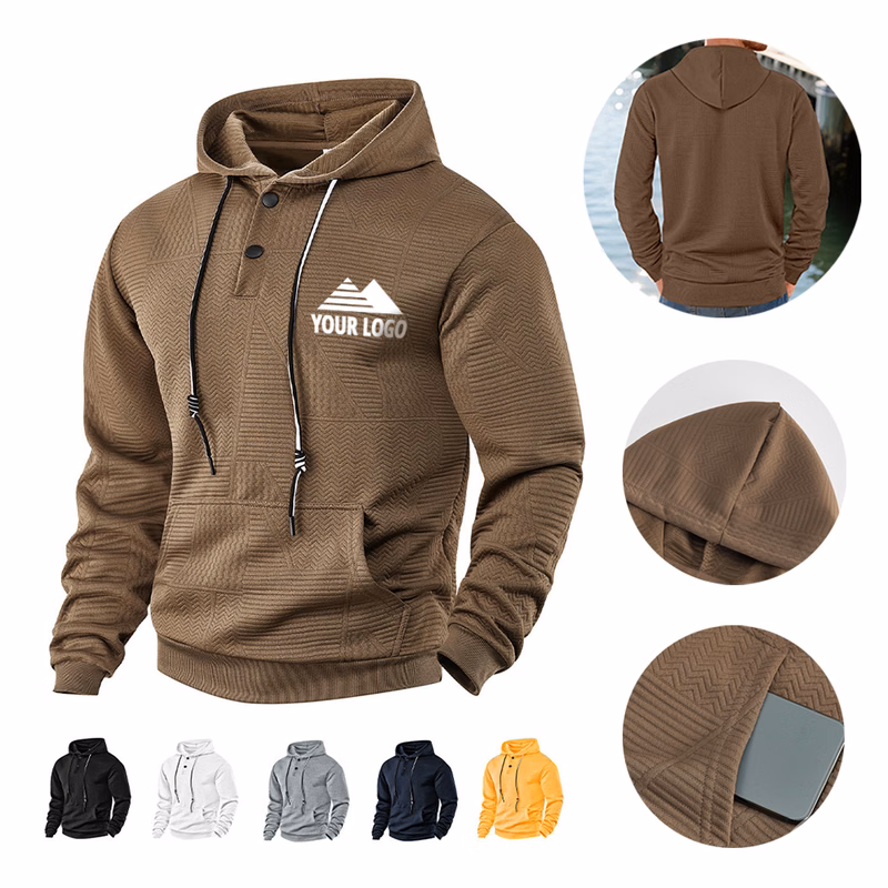 Mens Hoodies Casual Pullover Hooded Sweatshirts