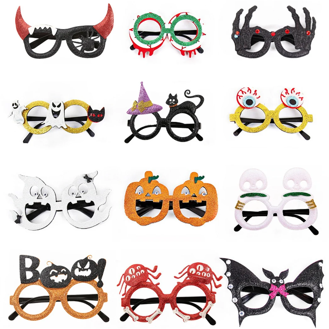 Party Favors Glitter Decorations Eye Wear Accessories Halloween Glasses 1