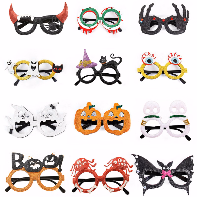 Party Favors Glitter Decorations Eye Wear Accessories Halloween Glasses