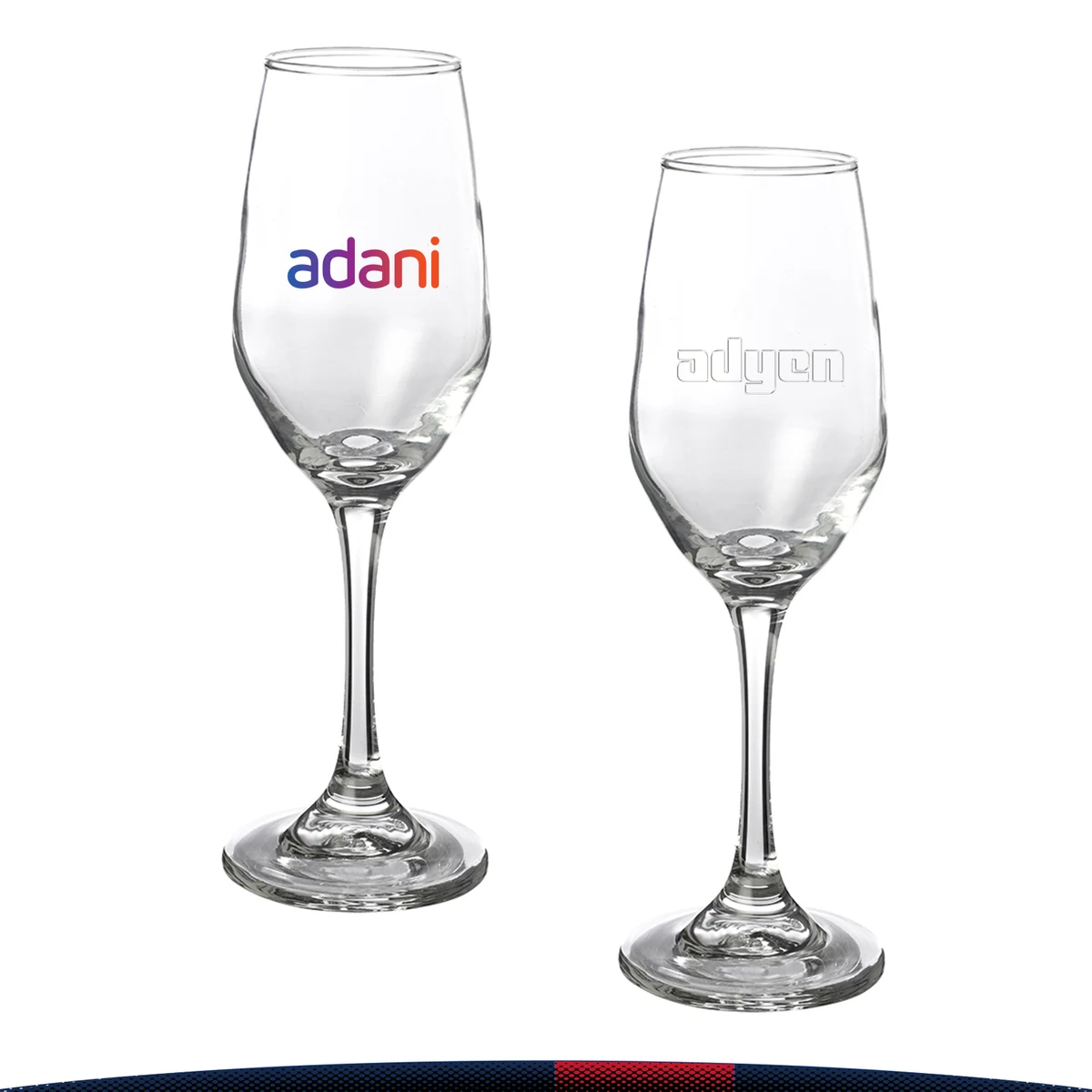 8 oz. Crystal Wine Glasses 1