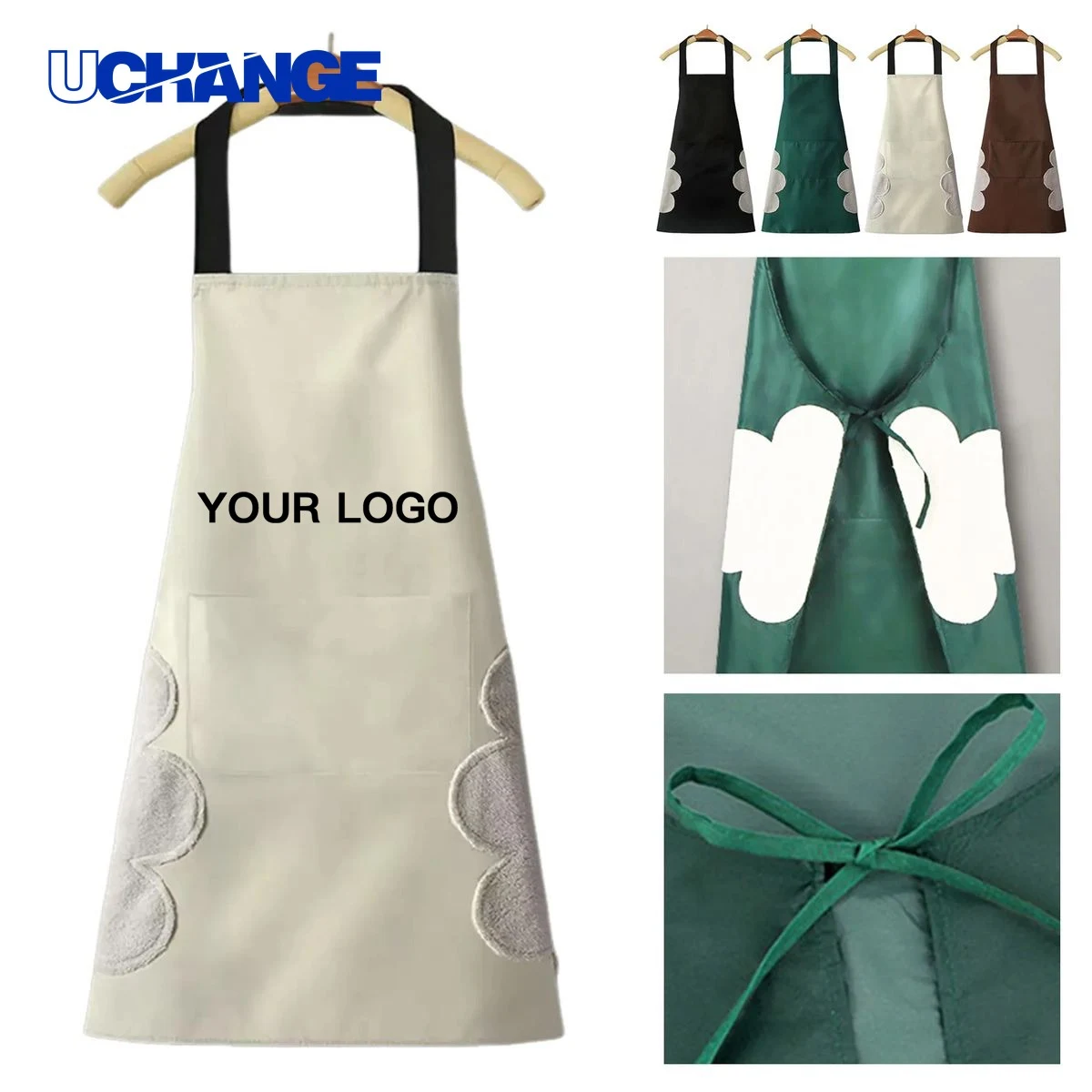 PVC Easy Clean Oil Resistant Apron for Kitchen Use 1