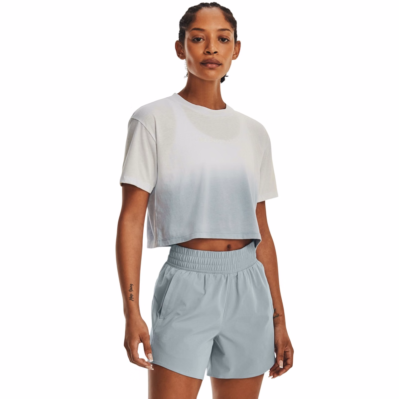Women's UA Branded Dip Dye Crop Short Sleeve 