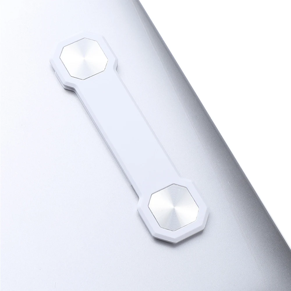 Dumbbell-shaped portable plastic magnetic adhesive computer phone stand 1