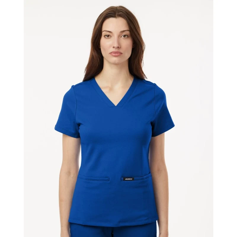 Jaanuu Women's Cesi UltraSOFT™ Scrub V-Neck Top - W30003 1