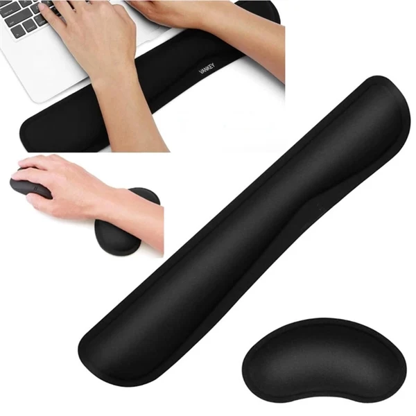 Keyboard Pad and Mouse Silica Gel Wrist Rest 1