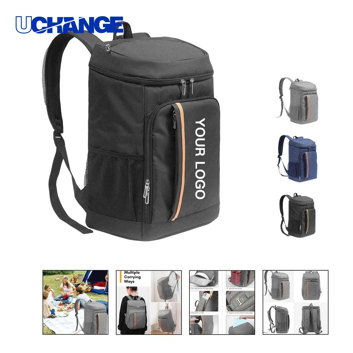 Insulated Backpack Cooler Carrier for Outdoor Travel 1