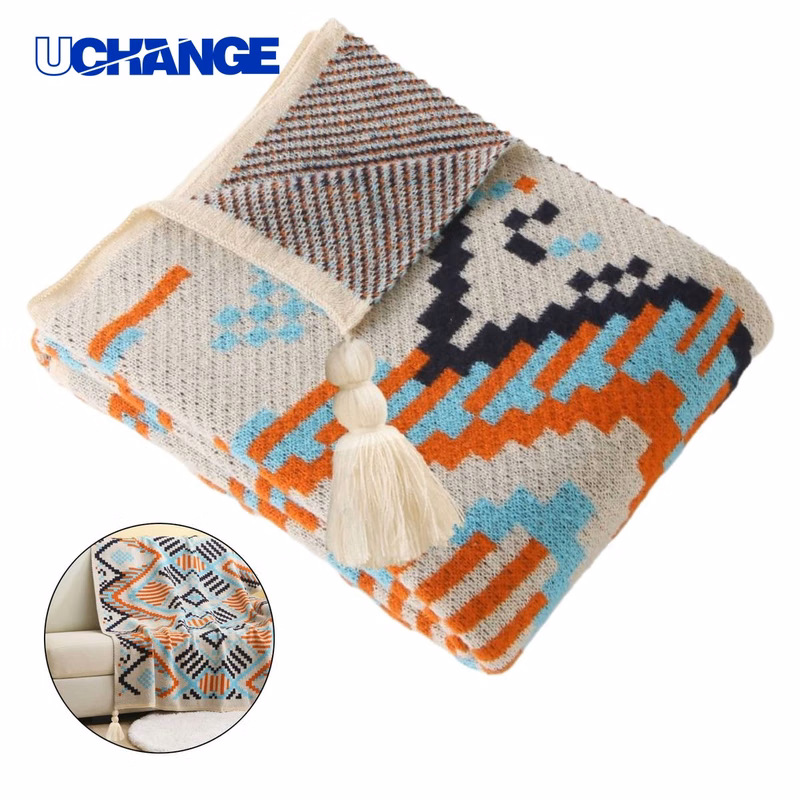 Bohemian Style Throw Blanket Multiple Sizes Available