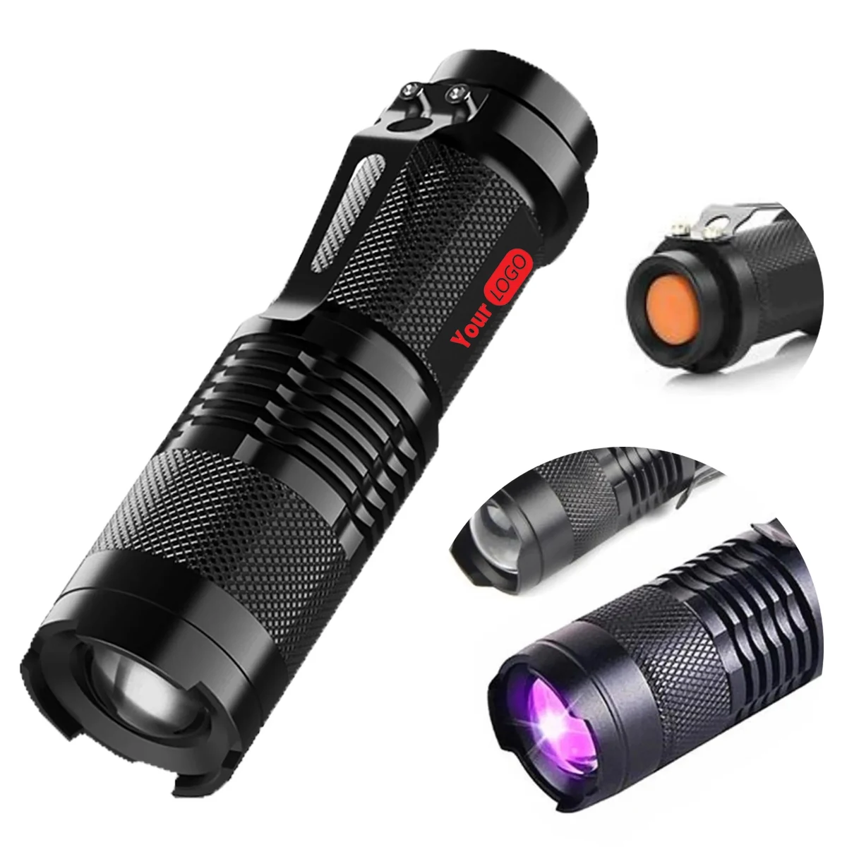 UV Flashlight 365nm Portable Ultraviolet Torch Detector 1