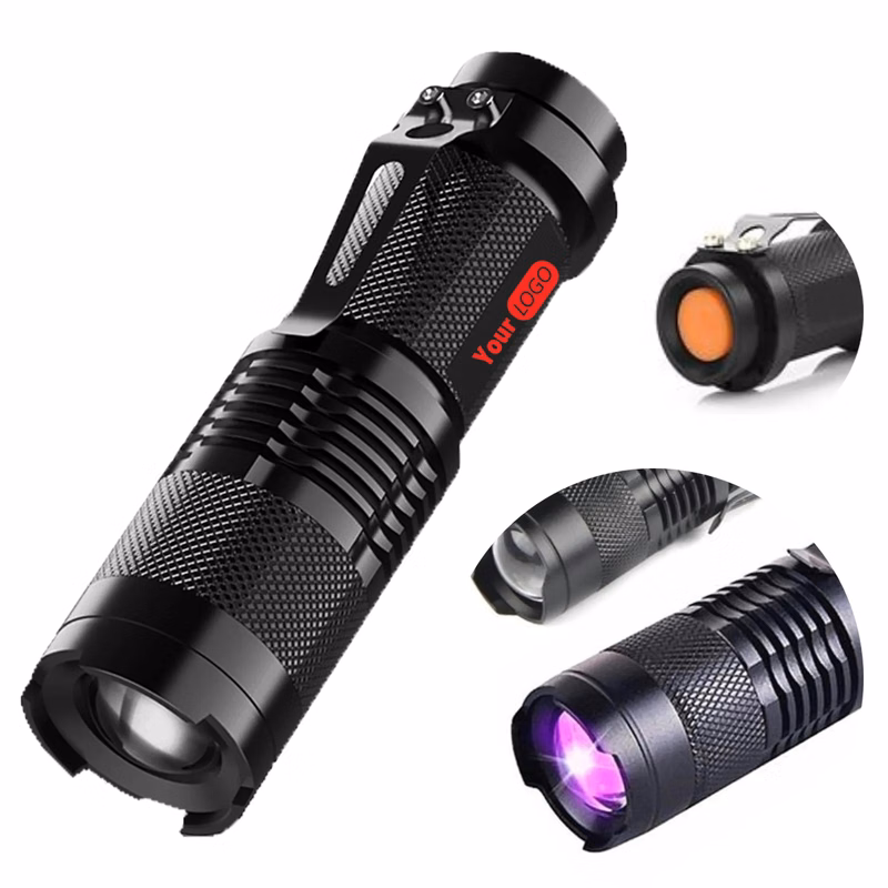 UV Flashlight 365nm Portable Ultraviolet Torch Detector