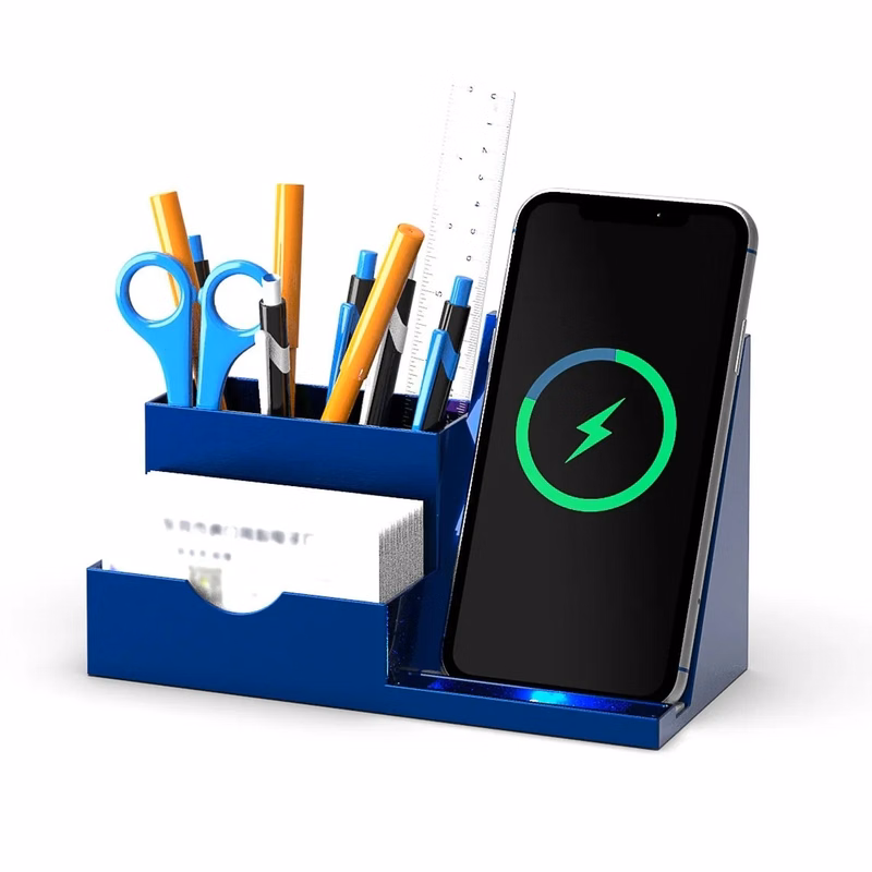 Desktop Organizer With Wireless Charging