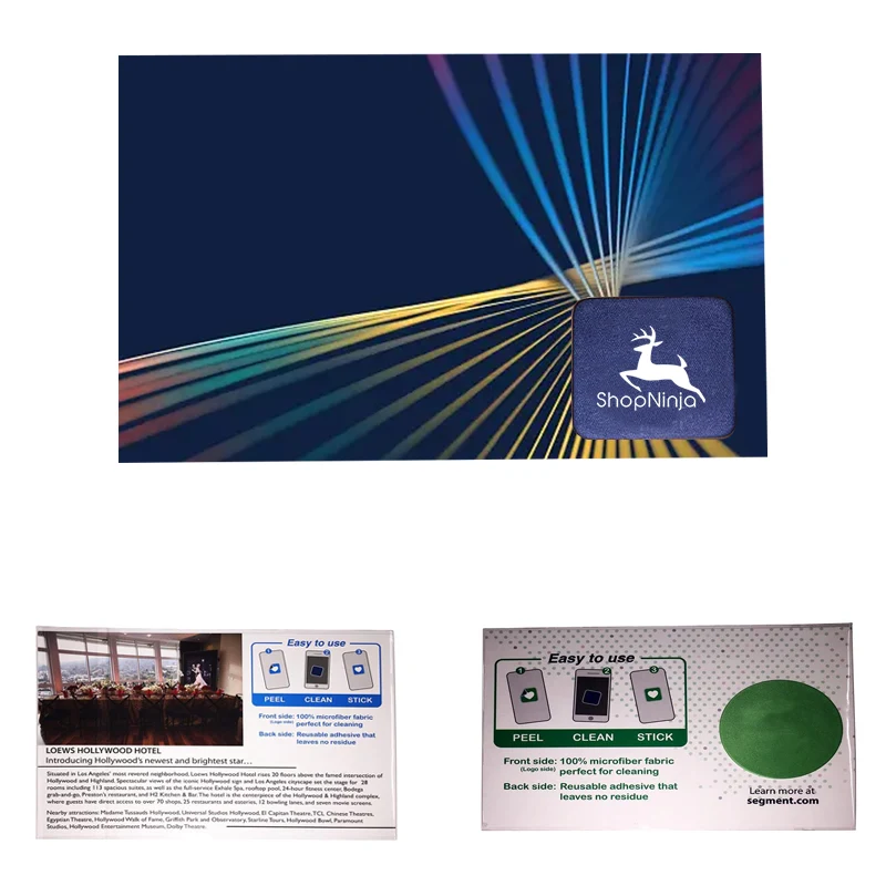 Large ProColor Microfiber Cling + Post Card 1