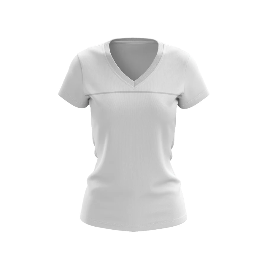 Women's Premium Sublimation Football Fanwear Jersey - Mesh Body, Spandex Sleeves & Shoulder 1