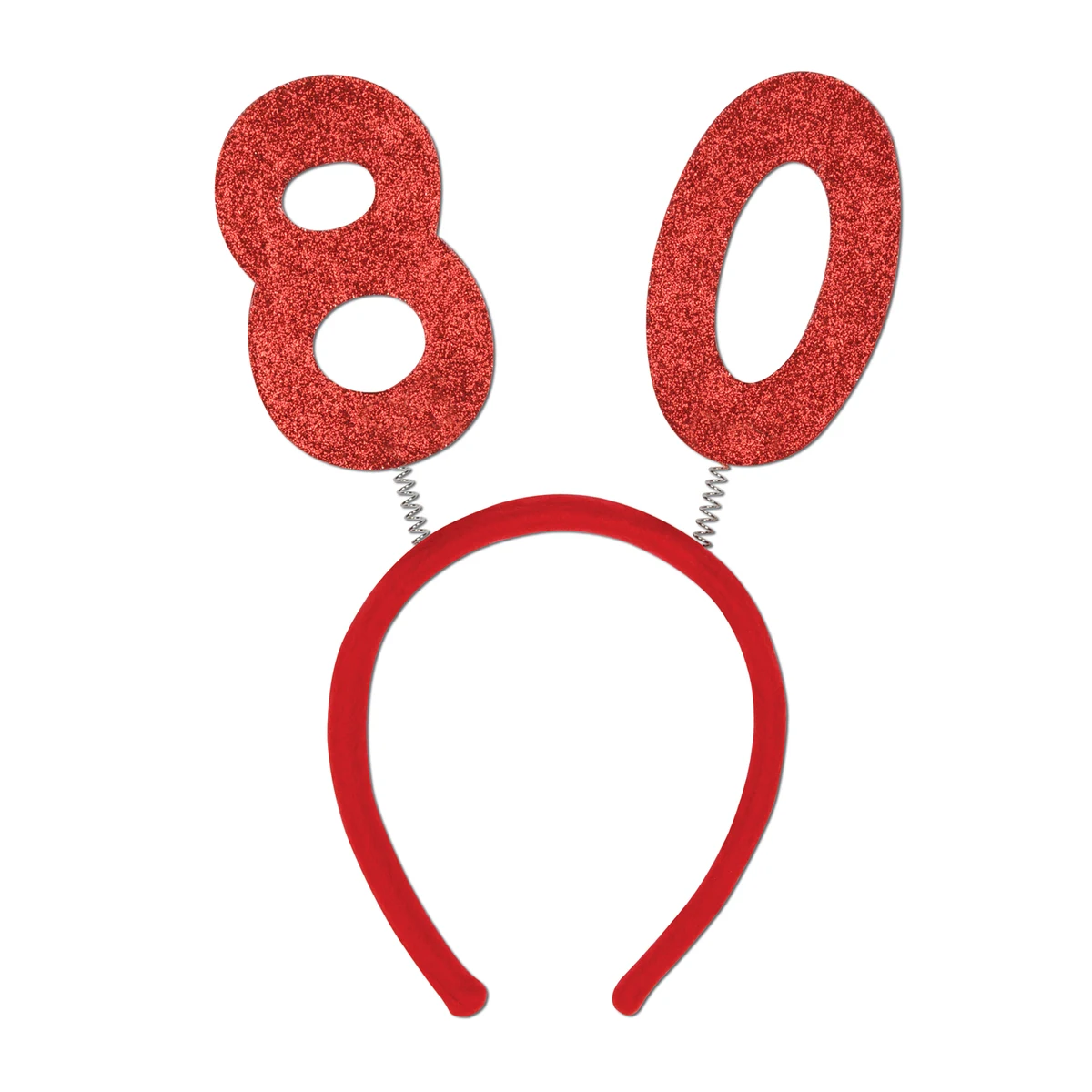 Numbered Glittered Boppers Headband 1