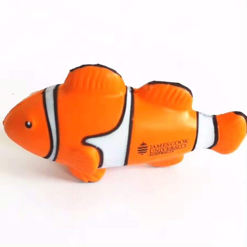 Clown Fish Shaped Squishy Toy
