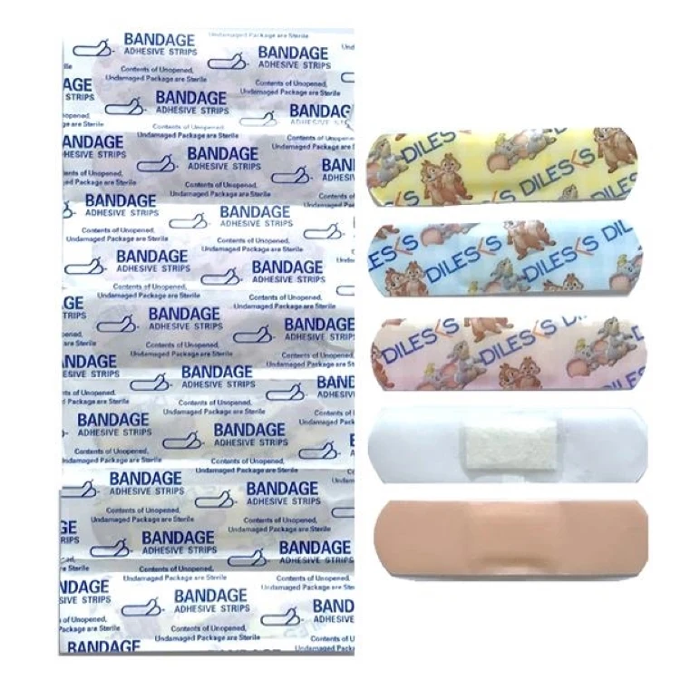 Waterproof Cartoon Bandages FDA Approved PE material with Strong adhesion 1