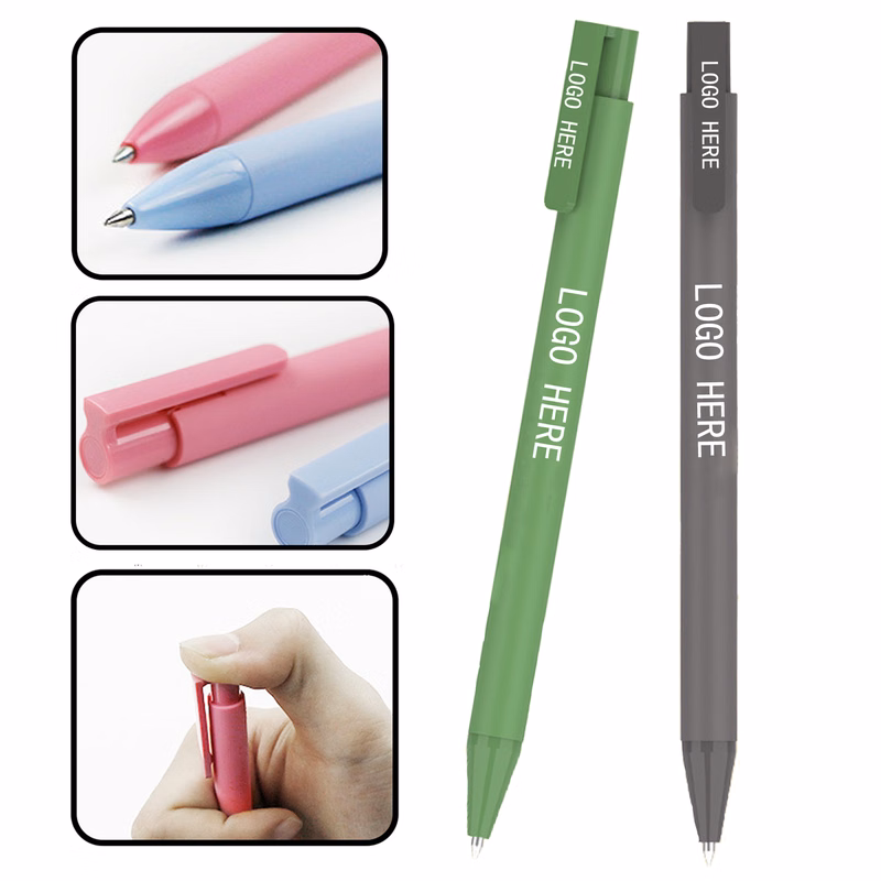 Customized Promotional Plastic Retractable Gel Ink Pen