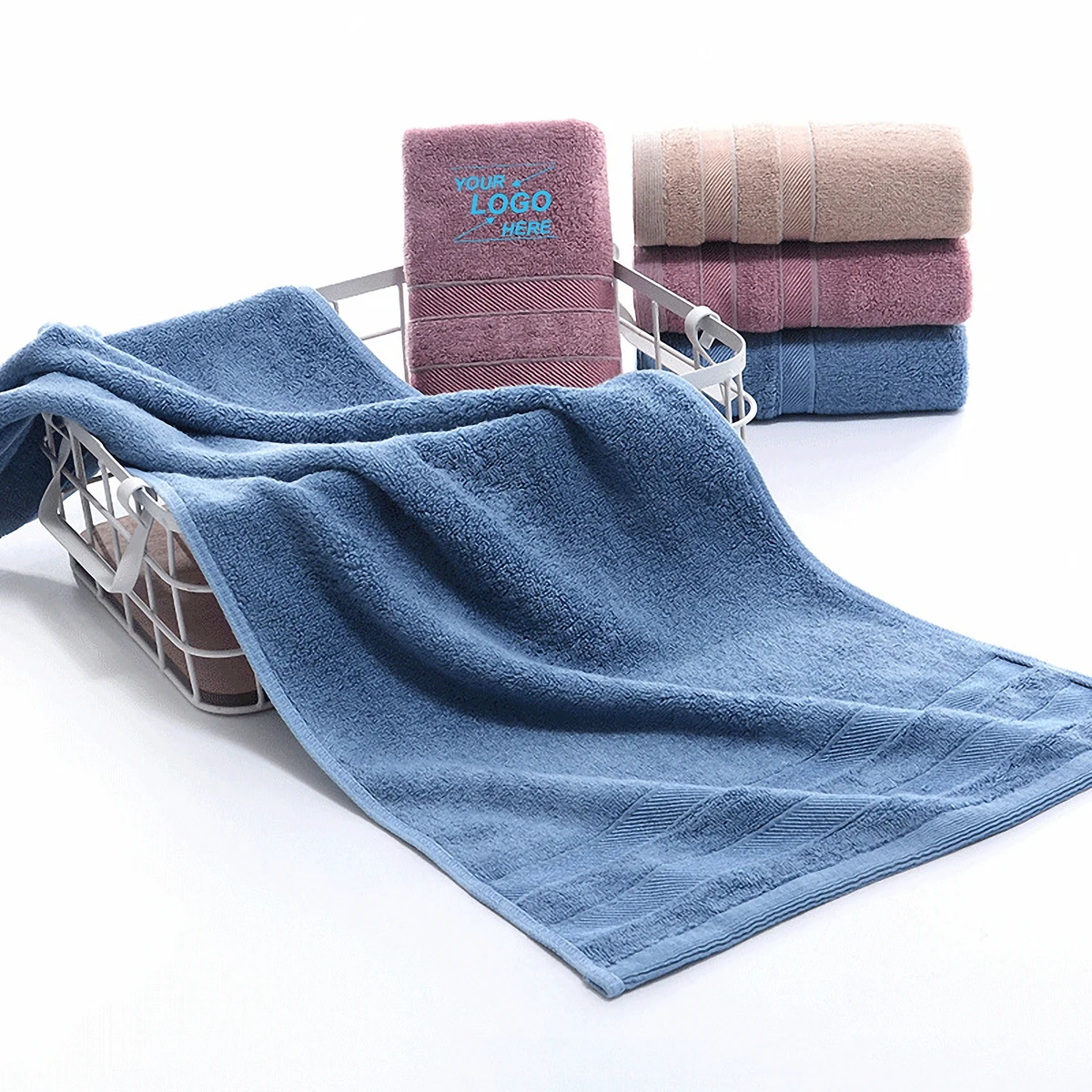 Luxury Cotton Washcloths 13" x 30" 1