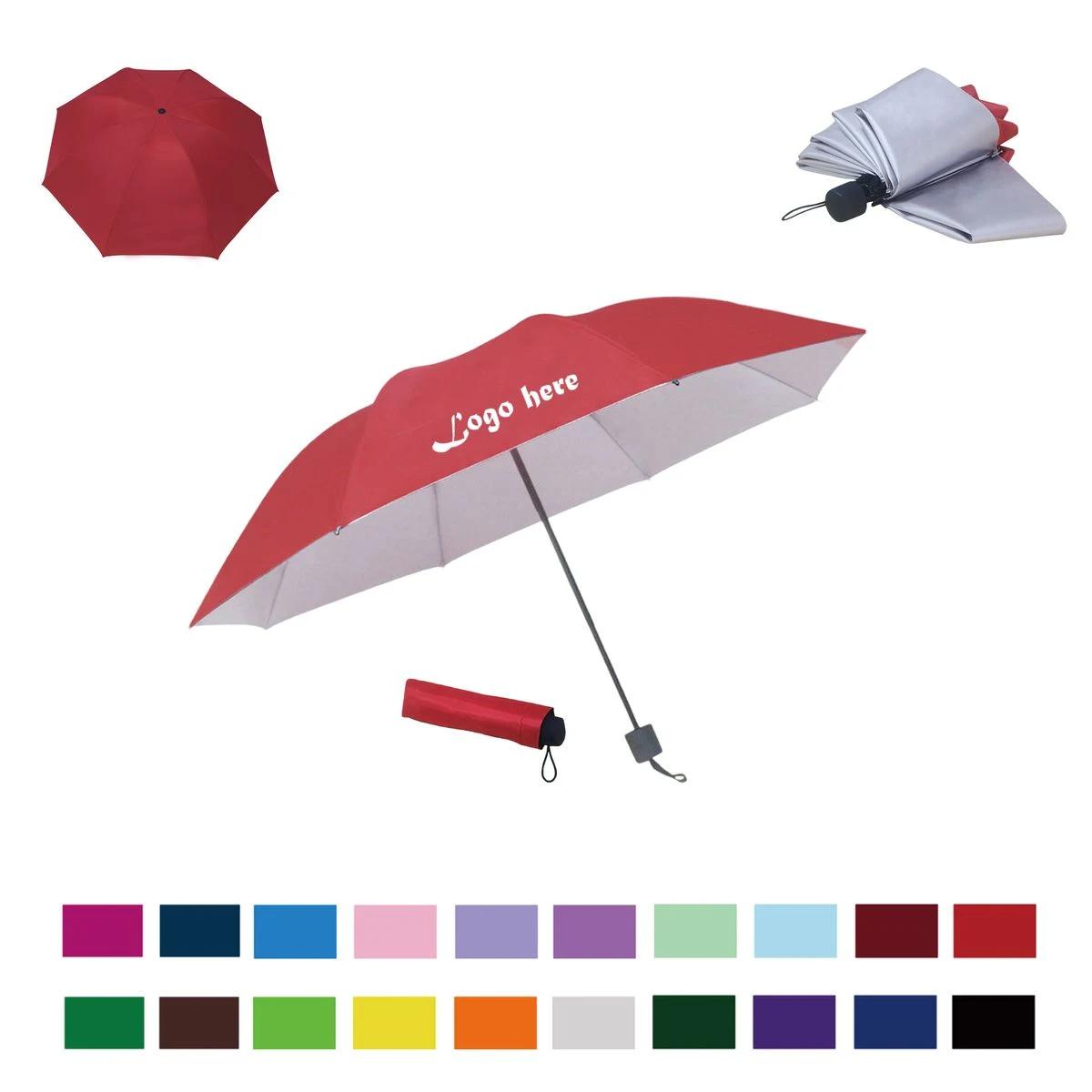 Folding Umbrella Impact Fabric MOQ 100 1