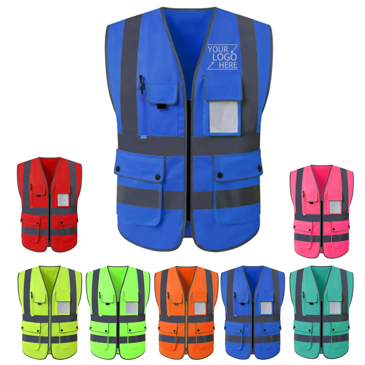 100% polyester High-Visibility Reflective Vest 1