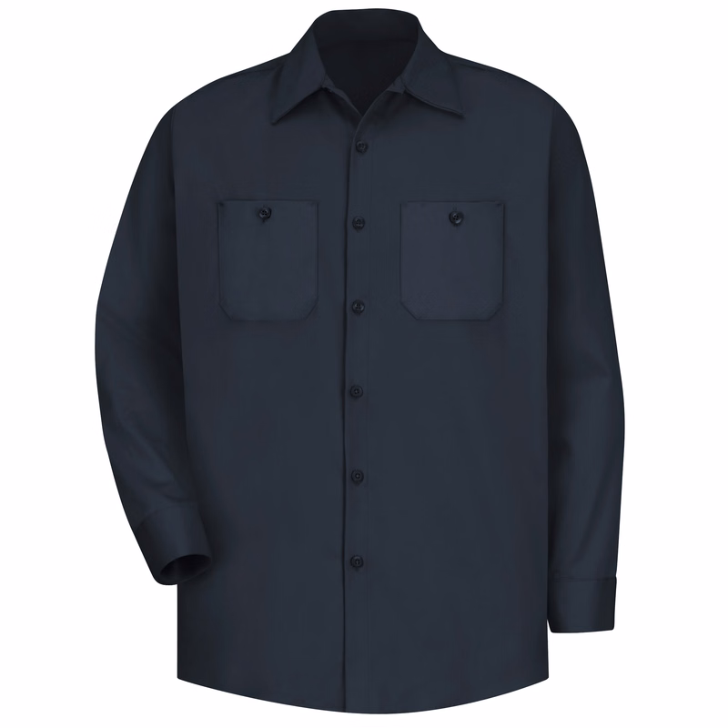 Red Kap® Men's Long Sleeve Wrinkle-Resistant Cotton Work Shirt