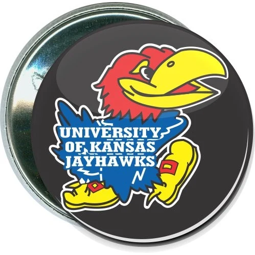 University of Kansas Jayhawks, College Button 1