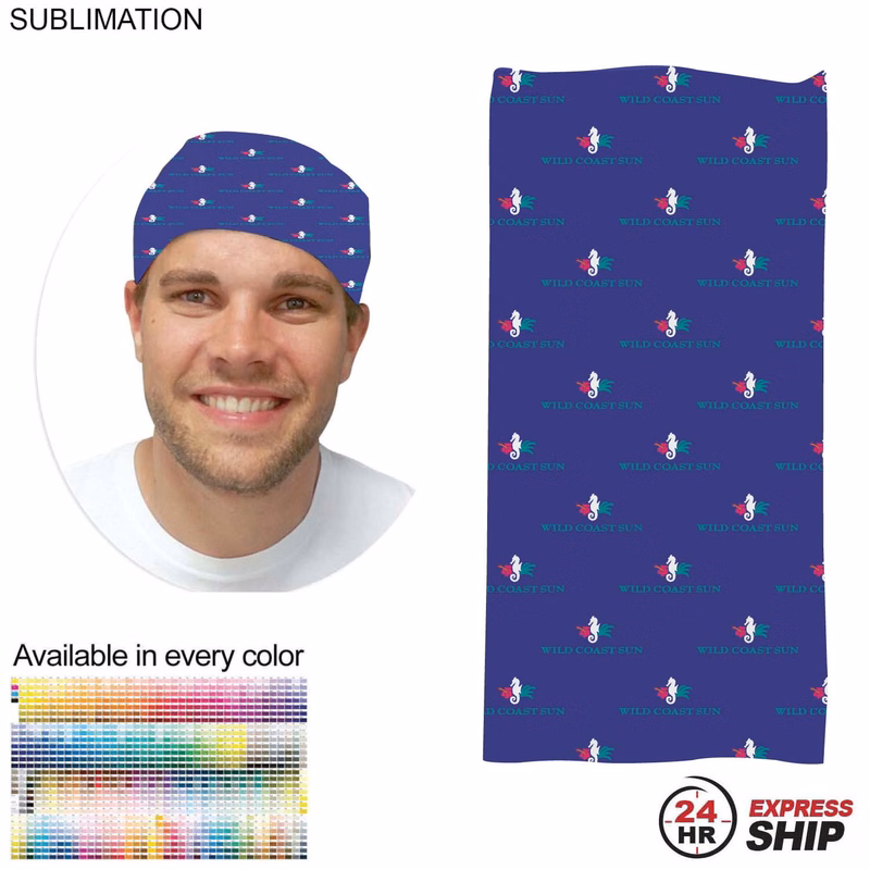 24 Hr Express Ship - Sublimated Multifunction Tubular Headwear (Fandanna Bandanna)
