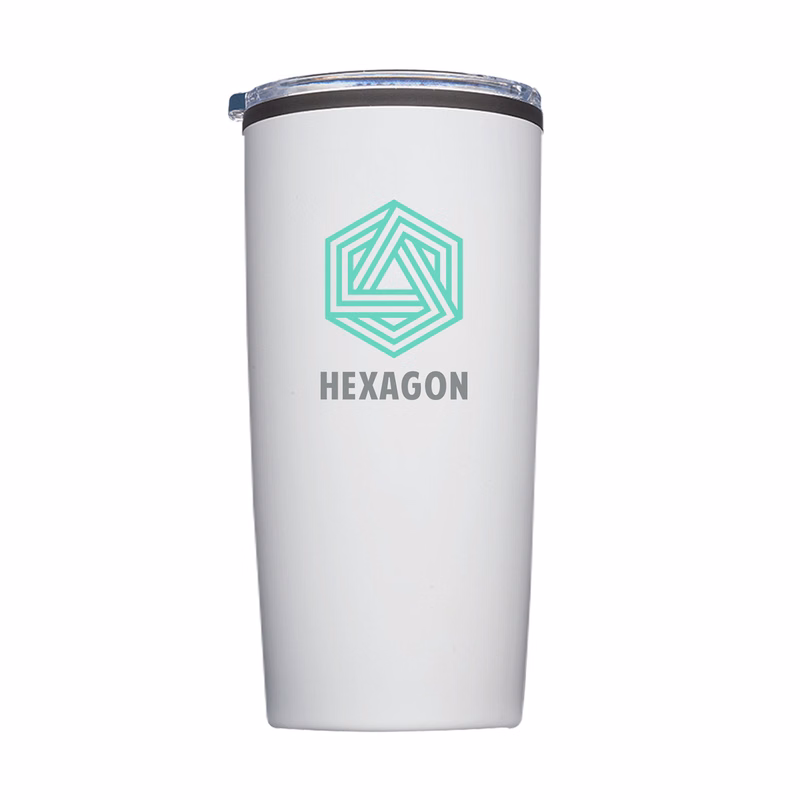 20 oz. Cravis Stainless Steel Travel Mug (2 Color Imprint)