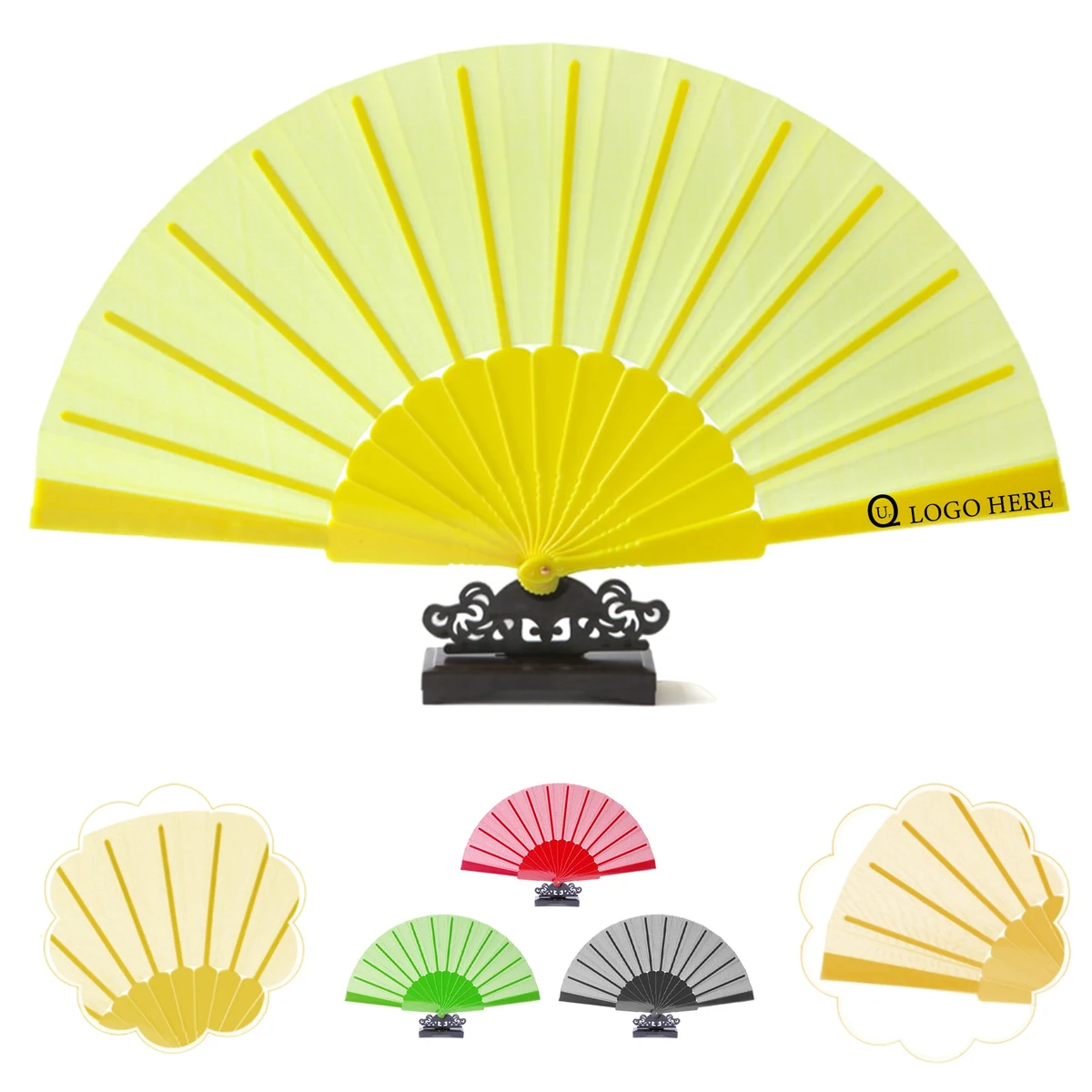 Plastic Flat Foldable Fan 1