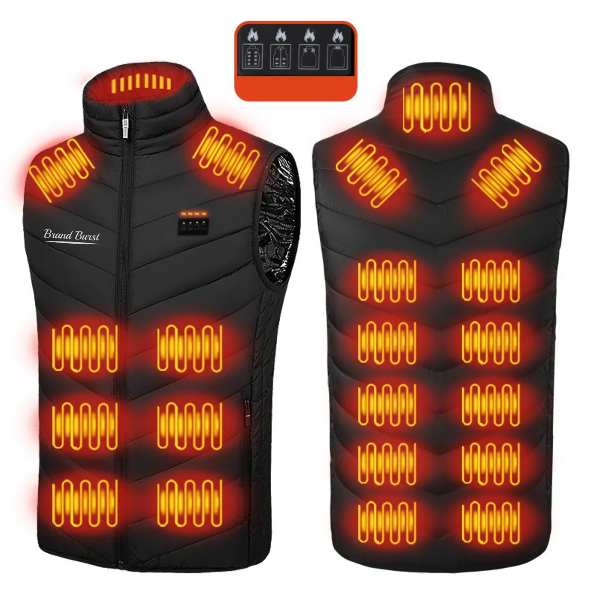 Down Heated Jacket 21 Areas 1
