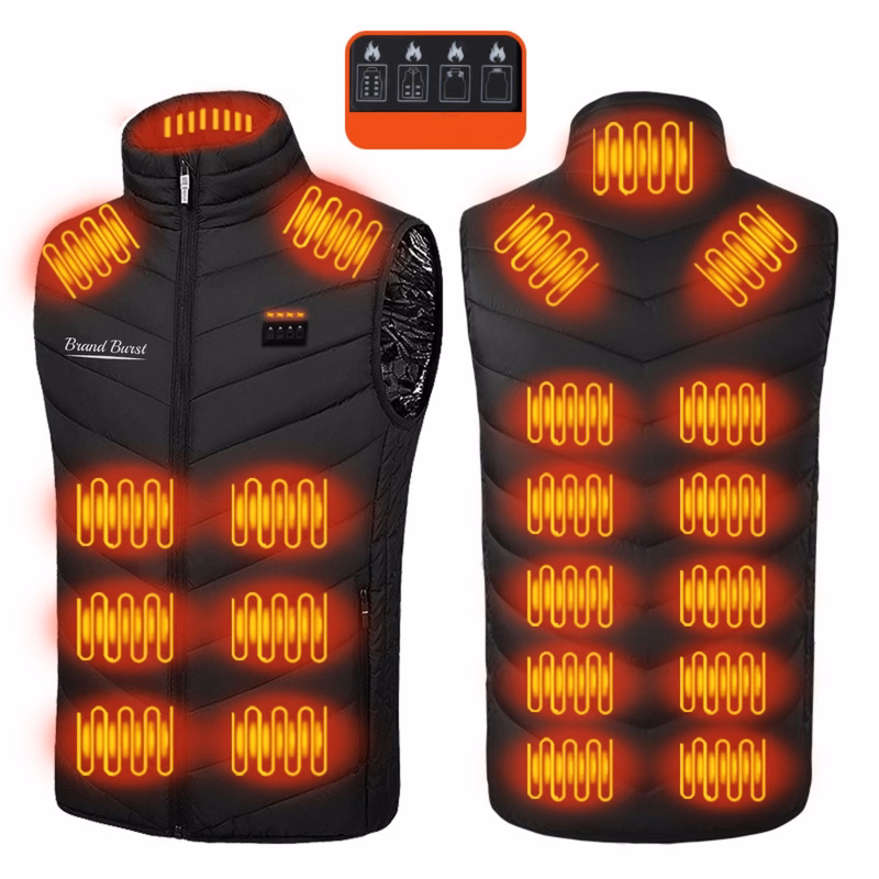 Down Heated Jacket 21 Areas