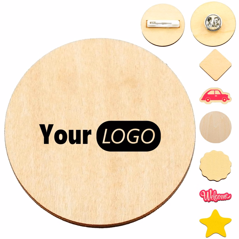 Wooden Commemorative Badge
