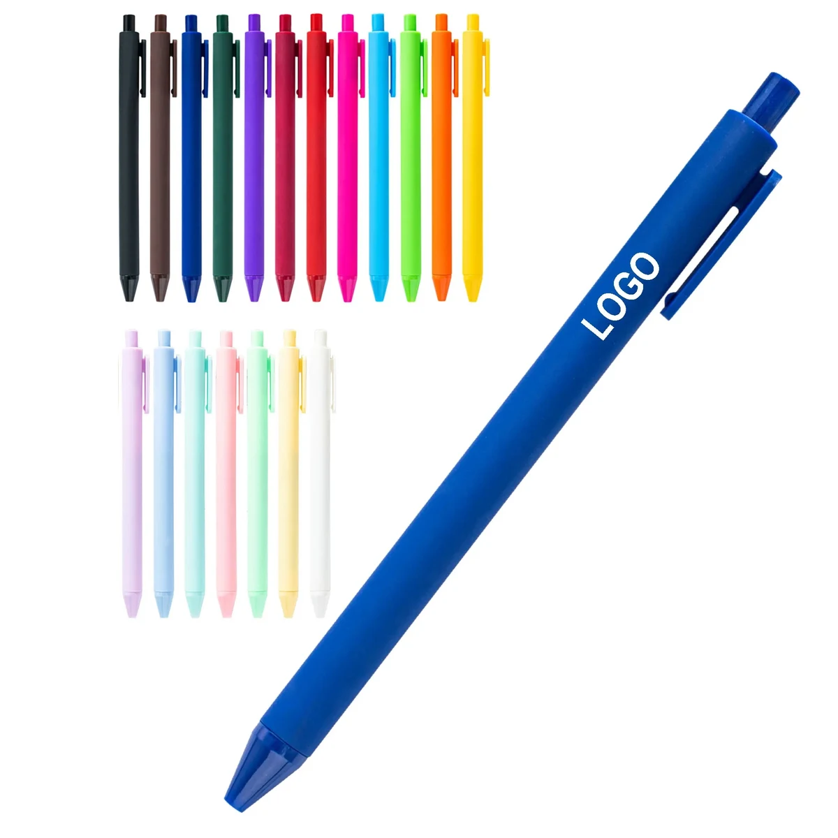 Rubberized Plastic Ballpoint Pen 1