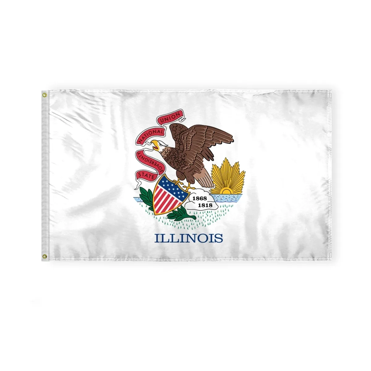 3'x5' Illinois ePoly Printed Flags 1